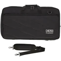 Chicago Classic Pedalboard Tasche Premium - Schützende Pedalboard-Tasche - Hochwertige Tasche für Pedalboards, ideal für Musiker. Robuste Polsterung schützt Ihr Equipment unterwegs. Perfekt für den professionellen Einsatz.