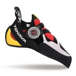Tenaya Iati 6,5 black/red/yellow - Kletterschuhe mit RB Range X Technologie für optimale Kraftübertragung und Komfort. Ideal für alle Kletteranforderungen, bietet der Iati hervorragende Haftung und Sensibilität.