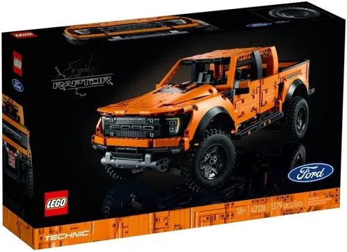 LEGO TECHNIC Ford F-150 Raptor (42126) - Detailgetreues Modell - LEGO (R) Komplette Sets & Packs, beeindruckendes TECHNIC Modell des Ford F-150 Raptor, ideal für Technik- und Auto-Liebhaber ab 18 Jahren.