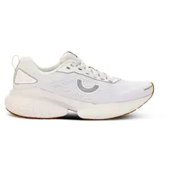 True Motion Herren U-Tech Nevos 4 in Weiß, Größe 46.0 - Herren-Laufschuh in modernem Weiß mit innovativer U-TECHTM Technologie für natürliche Stabilität. Atmungsaktives Obermaterial und reaktive Dämpfung bieten hohen Komfort und sicheren Halt bei jedem Schritt.
