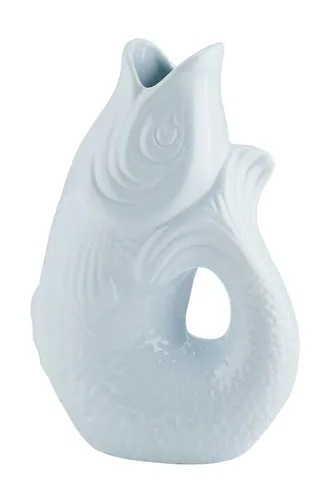 Gift Company Vase Monsieur Carafon S - Fisch-Form Dekovase - Vasen aus Steingut in Fisch-Form, ideal für kreative Wohnakzente und ein echter Blickfang in jedem Raum.