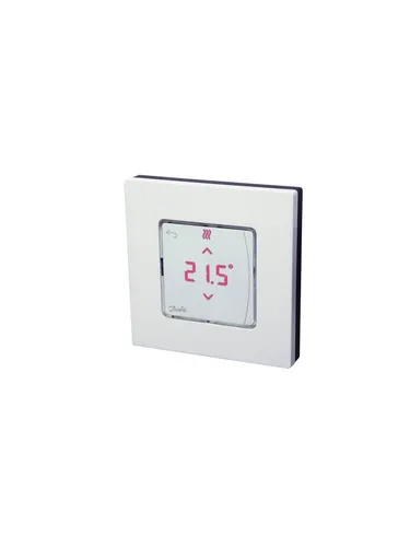 Devi 088U1082 Danfoss Icon™ Infrarot-Aufputzraumthermostat - Zubehör für Klima & Heizen, kabelloser Raumthermostat mit minimalistischem Design und Touchscreen für flexible Installation ohne Kabel.