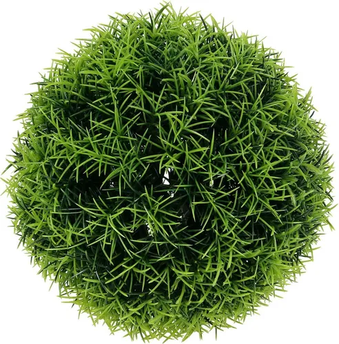 Grüne Deko Gras-Kugel künstlich Ø18cm Tischdeko Fensterbank