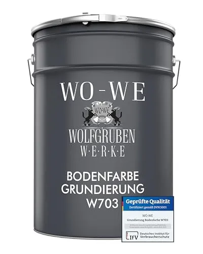 WO-WE Universalgrundierung W703 - Hochergiebige 1K Grundierung für Epoxidharz - Universal-Grundierung für optimale Haftung von Epoxidharz, extrem hohe Anhaftung und schnelle Trocknung in nur 1-2 Stunden, ideal für Innen und Außen.
