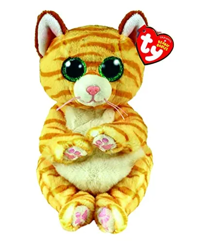 TY - Beanie Baby Streifen Katze Mango - 15 cm