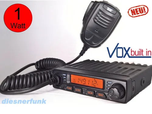 Team MiCo FreeNet 1 Watt NEU mit VOX-Funktion - Funkgerät mit 1 Watt Leistung und VOX-Freisprechfunktion, ideal für klare Kommunikation in Outdoor-Aktivitäten. Bietet 6 Freenet Kanäle und ist mit BCL Sendesperre ausgestattet.