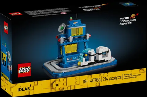 Lego 40786 Micro Command Centre – Exklusives Space GWP Set - LEGO (R) Komplette Sets & Packs, limitierte Auflage mit 214 Teilen, inkl. Baby Spaceman, ideal für Weltraum-Fans ab 7 Jahren.