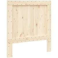 vidaXL Kopfteil 100x104 cm aus massivem Kiefernholz - Klassisches Bett-Headboard, gefertigt aus robustem Kiefernholz für rustikalen Charme. Ideal als stabile Rückenstütze für gemütliche Stunden im Bett.