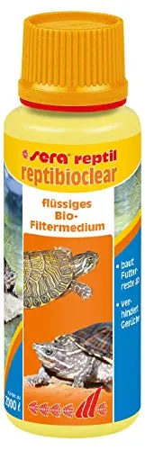 sera reptibioclear 100 ml | Mikroorganismen gegen Ausscheidungen & Futterreste | Natürliche Geruchsreduzierung | Weniger Pflegeaufwand | Sauberes Terrarium