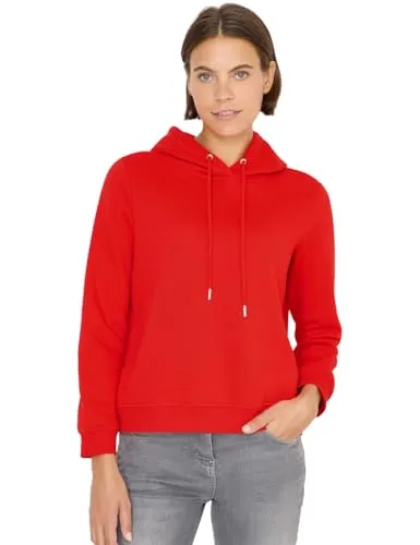 Cecil Damen Kapuzensweatshirt - Stylisches Kapuzensweatshirt mit Tunnelzug, ideal für entspannte Tage. Hergestellt aus weichem, pflegeleichtem Material für hohen Tragekomfort.