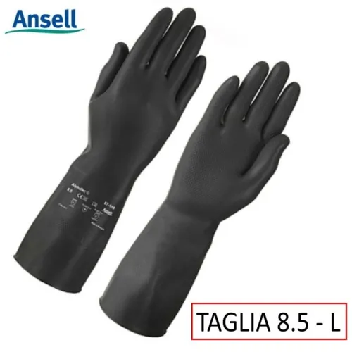 Lange Chemikalienhandschuhe ANSELL ALPHATEC Größe 8.5 - Ferrero Ferramenta