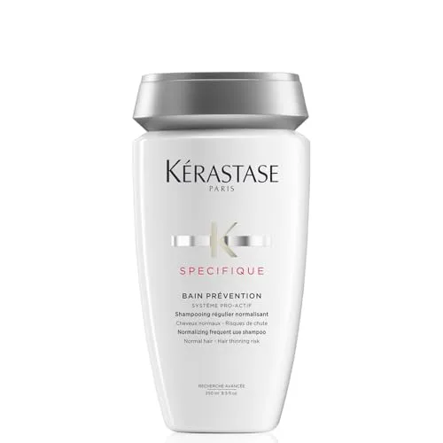 Kérastase Specifique Anti-Haarausfall Bain Prévention Haarshampoo 250 ml - Shampoo gegen Haarausfall, optimiert die Mikrozirkulation und stimuliert das Haarwachstum für mehr Volumen und Fülle.