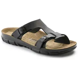 Birkenstock Damen-Pantolette Sofia, BirkoFlor, schmal - Wanderschuhe aus hochwertigem BirkoFlor, leicht und bequem mit nur 556 g, ideal für entspannte Sommertage.