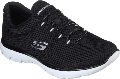 Skechers Summits - QUICK LAPSE Slip-On Sneaker - Sneaker mit Bungee-Schnürung und weichem Strick-Mesh-Obermaterial, ideal für sportliche Aktivitäten und den ganzen Tag Komfort dank Memory Foam Einlegesohle.