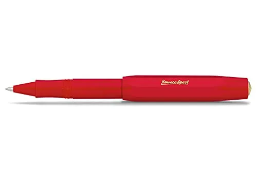 Kaweco CLASSIC Sport Tintenroller Rot – Retro Schreibgerät - Der Kaweco Classic Sport Rollerball in Rot vereint zeitloses Design und praktische Handlichkeit. Ideal für unterwegs, passt er perfekt in jede Tasche und bietet ein unverwechselbares Schreiberlebnis.