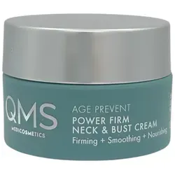 QMS Medicosmetics Age Prevent Power Firm Neck & Bust Cream 100 ml - Ganzkörperpflege mit straffender Wirkung, ideal zur Pflege von Hals und Dekolleté für ein jugendliches Hautbild.