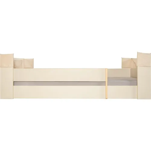 roba® Kinderbett Flexi Grow 90 x 200 cm - Mitwachsendes Bett aus Holz mit Absturzsicherung - Flexibles Kinderbett mit abnehmbarer Absturzsicherung, das mit Ihrem Kind mitwächst. Ideal für einen sicheren und stilvollen Schlafplatz von Kleinkind bis Jugendalter.