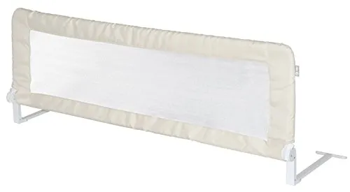 Roba Bettschutzgitter Klipp-Klapp 100 - Kindersicherungen mit klappbarem Rausfallschutz für hohe Matratzen bis 25 cm, einfach mit einer Hand zu bedienen und ideal für sicheres Schlafen bei Kindern von 1,5 bis 5 Jahren.