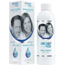 Oroxid Forte Mundspüllösung - Mundspülungen mit antibakterieller Wirkung, ideal zur Unterstützung der Mundhygiene und frischen Atem.