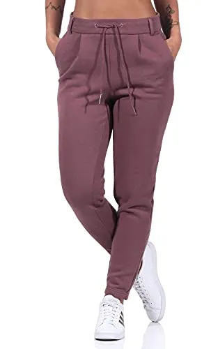 ONLY Jogger Pants ONLPOPTRASH LIFE EASY COL PANT PNT NOOS - Viskosemischung in Rose Brown, Größe S - Modische Jogger Pants aus elastischer Viskosemischung, pflegeleicht und bequem. Ideal für entspannte Tage, mit elastischem Bund und Eingrifftaschen.