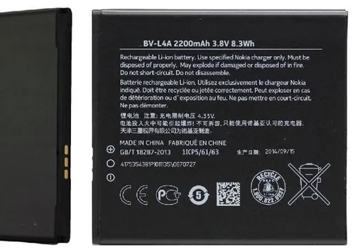 Original Nokia Lumia 830 Akku BV-L4A Microsoft Batterie Battery BVL4A 2200mAh