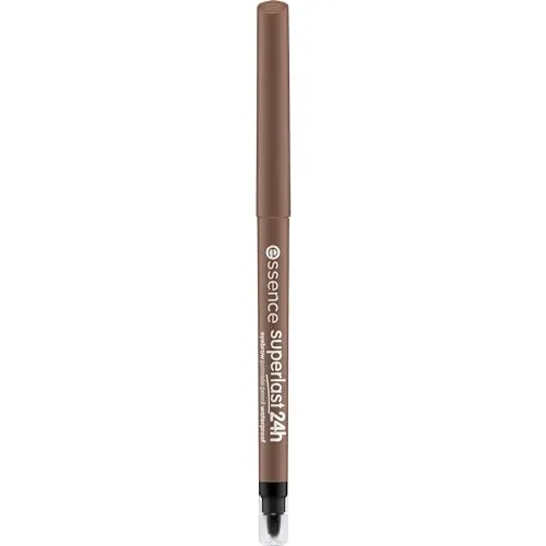 essence SUPERLAST 24h eyebrow pomade pencil waterproof, Augenbrauenstift, Nr. 20, Braun, vegan, wasserfest, ohne Mikroplastikpartikel, Nanopartikel frei, 1er Pack (0.31g)