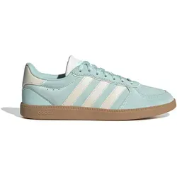 Sneaker ADIDAS SPORTSWEAR "BREAKNET SLEEK", Gr. 38, blau - Sportliche Sneaker aus Leder und Synthetik mit perforierten Details für frischen Tragekomfort. Minimalistischer Look, ideal für jeden Anlass – perfekt für Alltag und Freizeit!
