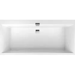 Villeroy & Boch Squaro Edge 12 Rechteckbadewanne 1600 x 750 mm - Weiß Alpin - Elegante Rechteckbadewanne, ideal für moderne Badezimmer, mit innovativem Design und optimalem Komfort für entspannende Bäder.