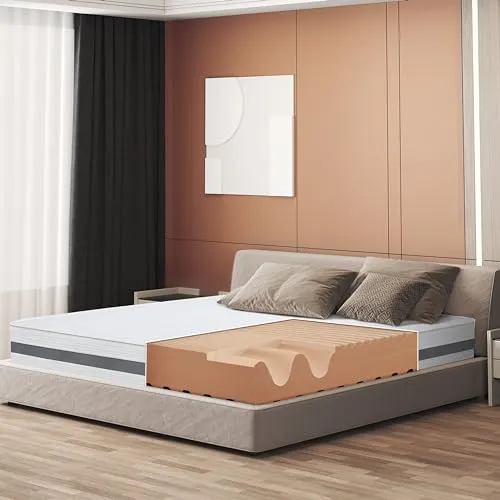 The White Stone Einzelne Matratze 100x160 Basic - Antiallergisch & Ergonomisch - Sonstige Matratzen mit innovativem, thermosensitiven Material für optimalen Schlafkomfort und Unterstützung der Körperhaltung, antibakteriell und milbenresistent.