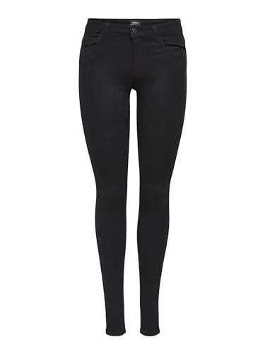ONLY Damen Royal Reg Skinny Pim600 Noos Jeanshose, Schwarz (Black) - M/34L - Jeans, sportlich und feminin mit hoher Elastizität für optimalen Tragekomfort und eine formschöne Silhouette, vielseitig kombinierbar für jeden Anlass.