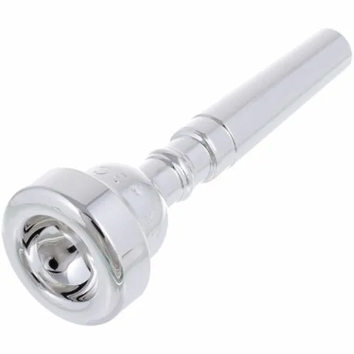 JK USA Trumpet 3C SP - Versilbertes Trompetenmundstück - Instrumentenzubehör: JK 3C Mundstück für Trompete mit mittelflachem Kessel, ideal für präzise Ansprache und vollen Klang.
