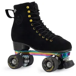 BTFL Rollschuhe FAYA - Retro Quad Rollschuhe für Damen - Inliner für Damen mit echtem Leder und ABEC 7 Kugellagern. Ideal für Skating und Dance, bieten Komfort und Stabilität für Anfänger und Fortgeschrittene.