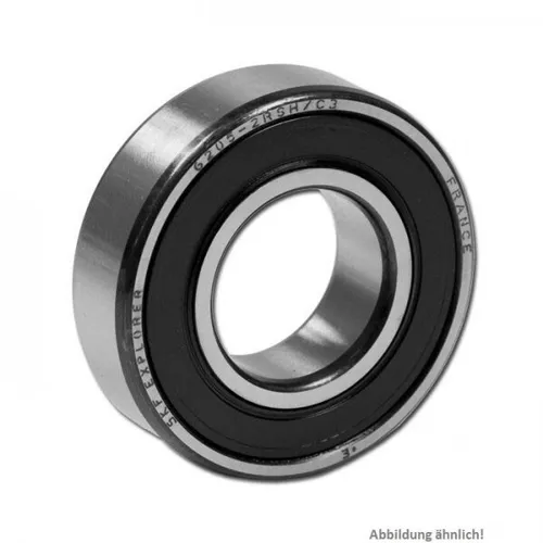 Radlager 6204-C3, IN: 20 Ø, AD: 47 Ø, Höhe: 14, 820307