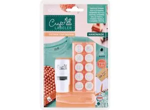 Craft Labeler Textil-Stempel-Set "handmade"