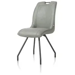 Henders & Hazel Michiel Esszimmerstuhl 2er Set - Esszimmerstühle mit modernem Design, ergonomischer Sitzschale und praktischem Handgriff für höchsten Komfort und stilvolle Akzente in jedem Wohnstil.