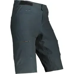 Leatt MTB All Mountain 2.0 Jr Kurze Hose Schwarz S - Fahrradhosen aus leichtem 4-Way Stretchmaterial, schmutz- und wasserabweisend, ideal für lange Tage im Sattel mit praktischen Taschen für bequemes Reisen.