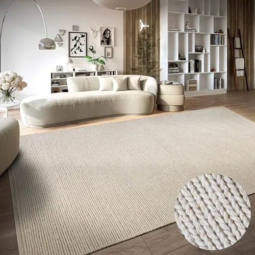 Wollteppich VILLEROY & BOCH "Francois" - Eleganz für Ihr Zuhause - Teppich aus 100% Wolle, handgewebt und ideal für Fußbodenheizungen. Verwandeln Sie Ihr Wohnzimmer oder Schlafzimmer in eine Oase der Eleganz und Gemütlichkeit.