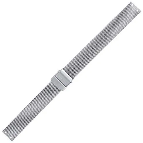 Skagen Uhrenarmband 14mm Metall Silber - 358SGSCD - Uhrenarmband aus hochwertigem Metall in Silber, original Ersatzteil für Skagen Uhren mit 14mm Stegbreite, inklusive Montageanleitung und Zufriedenheitsgarantie.