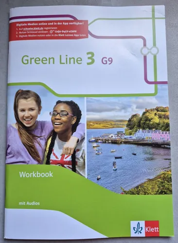 Buch, Lehrbuch, Arbeitsheft, Green Line 3 G9. Workbook, Klasse 7