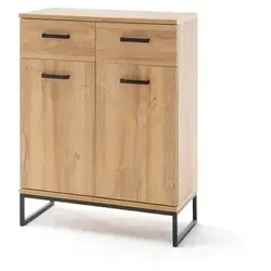 MCA furniture Schuhschrank 81 x 104 x 38 cm - Moderner Schuhschrank mit 3 Einlegeböden und 2 Schubladen, bietet viel Stauraum und passt perfekt in jeden Flur.