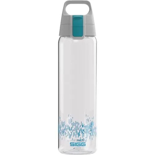 SIGG Total Clear One MyPlanet Trinkflasche 750ml türkis - Die SIGG Total Clear One MyPlanet bietet kratzresistente Klarheit und einen praktischen Ein-Hand-Verschluss. Ideal für unterwegs, überzeugt sie durch Langlebigkeit und stilvolles Design.