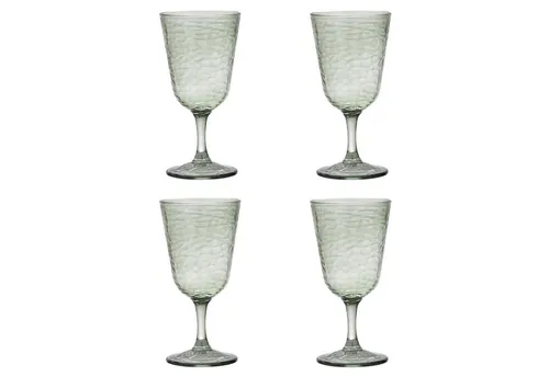 Ladelle Byron Weinglas aus Acryl, 370ml – Modern und Strapazierfähig - Genießen Sie Ihre Getränke stilvoll mit dem Ladelle Byron Weinglas aus robustem Acryl. Ideal für Outdoor-Aktivitäten, bruchsicher und mit einzigartiger Haptik – perfekt für unbeschwerte Momente!