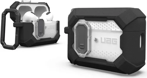 UAG Urban Armor Gear Plasma Case für Apple AirPods Pro - Audio-Zubehör, robuster und stylischer Schutz in schwarz/transparent für Apple AirPods Pro (2023 & 2022)