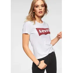 Levi's Damen The Perfect Tee T-Shirt Batwing White L - T-Shirts für Damen, aus hochwertiger Baumwolle für ultimativen Tragekomfort und lässigen Stil.