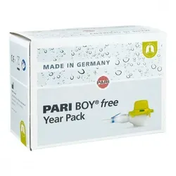 Pari Boy free Year Pack - Elektrischer Inhalator, inklusive Zubehör für ein ganzes Jahr, ideal für Atemwegserkrankungen