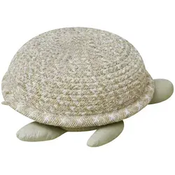 Lorena Canals - Sea Turtle Aufbewahrungskorb, Baby, 22 x 25 cm, natur / olive - Der Lorena Canals Sea Turtle Aufbewahrungskorb ist ideal zur Aufbewahrung von Spielzeug und sorgt für eine maritime Atmosphäre im Kinderzimmer.