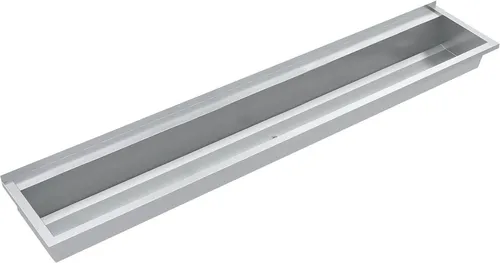 KWC AR Waschrinne PLANOX aus Edelstahl, Wandmontage - Fugenlos verschweißte Edelstahl-Waschrinne für die Wandmontage, mit seidenmatter Oberfläche und integrierten Wandkonsolen für einfache Installation. Ideal für professionelle Anwendungen.
