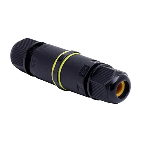 Kabelverbinder Verteilerdose Abzweigdose Kabelmuffe Verbindungsmuffe Verbindungsbox Verteilerdose Wasserdicht Kabeldose Wasserdicht IP68 3-Polig Außen Outdoor Erdkabel (3 Pin / 13A 450VAC)