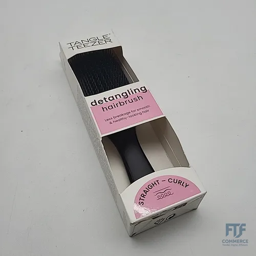 Tangle Teezer - The Ultimate Detangler Hairbrush - midnight Black - Haarbürste für müheloses Entwirren nasser Haare, reduziert Haarbruchrisiko und eignet sich für jeden Haartyp. Ideal für die Anwendung mit Pflegeprodukten.