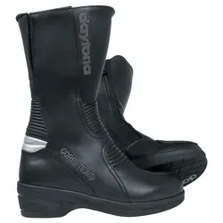 Daytona Lady Pilot GTX Schuhe schwarz Gr. 41 - Motorradstiefel mit GORE-TEX® Duratherm-Membrane, wasserdicht und atmungsaktiv, ideal für komfortable Fahrten bei jedem Wetter.